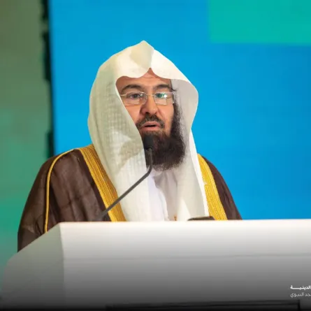 الشيخ الدكتور عبدالرحمن السديس رئيس الشؤون الدينية بالمسجد الحرام والمسجد النبوي