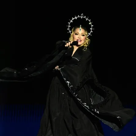 مادونا Madonna في حفلها في البرازيل (مصدر الصورة: Pablo PORCIUNCULA / AFP)