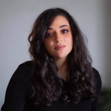 الفنانة خيرية أبولبن- الصورة من صفحتها على فيسبوك