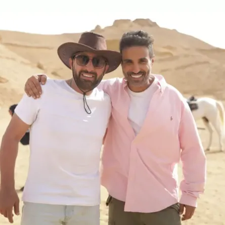 أحمد السقا وأحمد فهمي - الصورة من المكتب الإعلامي للشركة المنتجة للفيلم