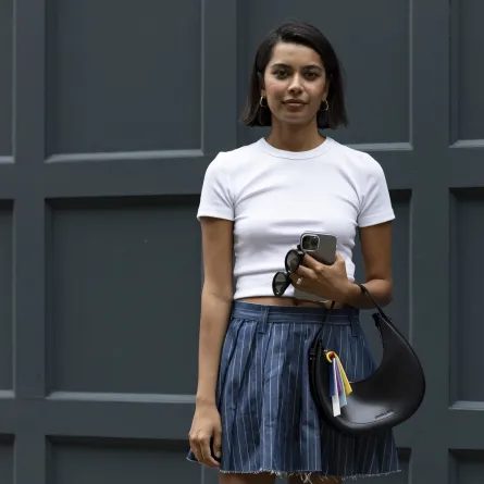 إطلالة ستريت ستايل من نيويورك- الصورة من Launchmetrics/Spotlight ©