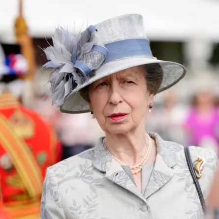 الأميرة آن في قصر باكنغهام في لندن (Princess Anne at Buckingham Palace in London). مصدر الصورة:  Jonathan Brady / POOL / AFP