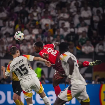 مباراة ألمانيا وسويسرا- الصورة من حساب منتخب سويسرا على منصة إكس 