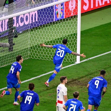 منتخب إيطاليا أمام كرواتيا- الصورة من UEFA EURO 2024