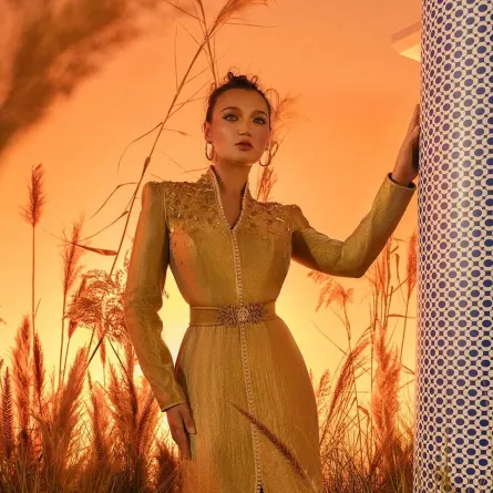 قفطان من تصميم سلمى بنعمر - الصورة من حسابها على إنستغرام