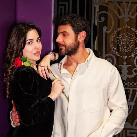 سارة ابي كنعان وزوجها وسام فارس- الصورة من حسابها على انستغرام