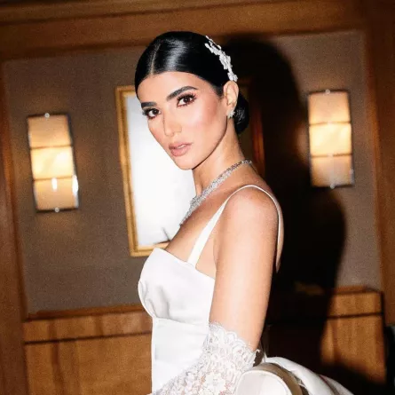 ريم سامي من حفل زفافها - الصورة من حسابها على انستغرام