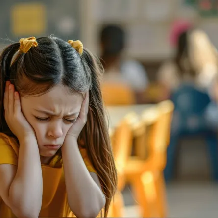 صورة لطفلة تعاني من المضايقات