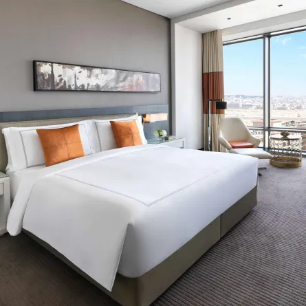 غرفة عصرية في فندق فيرمونت الرياض