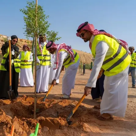 فعالية تشجير بالشراكة مع وزارة الرياضة -  مصدر الصورة واس