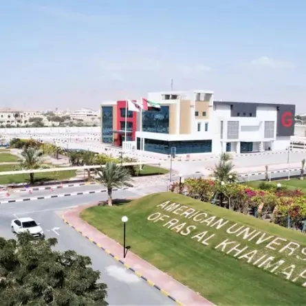 الجامعة الأمريكية في رأس الخيمة. الصورة من مكتب رأس الخيمة الإعلامي
