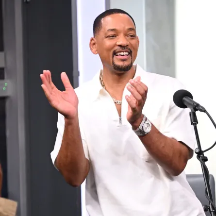 ويل سميث في استوديوهات SiriusXM في مدينة نيويورك (Will Smith at SiriusXM Studios in New York City). مصدر الصورة: Noam Galai/Getty Images for SiriusXM/AFP