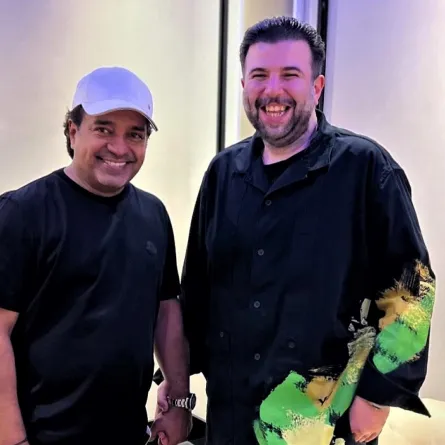 الأمير عبدالله بن سعد بن عبد العزيز آل سعود وراشد الماجد -الصورة من حساب الأمير عبدالله بن سعد بن عبد العزيز آل سعود على الانستغرام