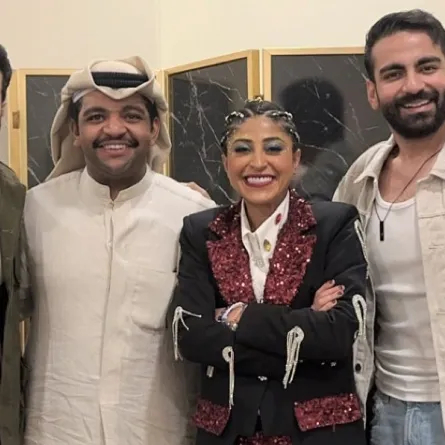 عبدالله عبد الرضا وشجون الهاجري وخالد المظفر وعبدالله بوشهري- الصورة من حساب عبدالله بوشهري على الانستغرام