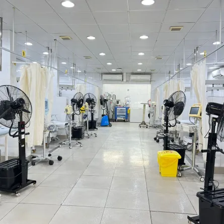 مركز متكامل لضربات الشمس والإجهاد الحراري