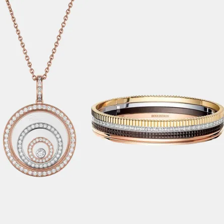 مجوهرات بألوان الذهب