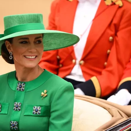 أميرة ويلز كيت ميدلتون Catherine, Princess of Wales  في ذكرى ميلاد الملك العام المنصرم ( مصدر الصورة: Daniel LEAL / AFP)