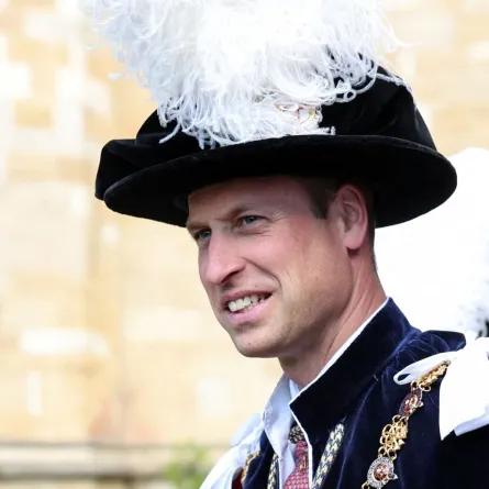 الأمير وليام في كنيسة القديس جورج، في قلعة وندسور، في وندسور، جنوب إنجلترا (Prince William at St George's Chapel, at Windsor Castle, in Windsor, southern England). مصدر الصورة: Isabel Infantes / POOL / AFP
