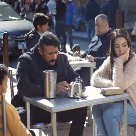 أحمد العوضي ودينا فؤاد - الصورة من المكتب الإعلامي للمتحدة