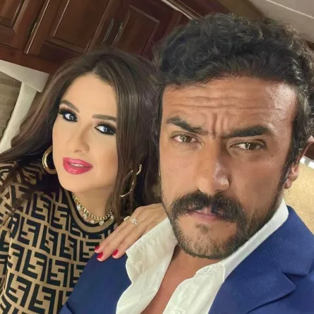 ياسمين عبد العزيز وأحمد العوضي -الصورة من الصفحة الرسمية للعوضي على فيسبوك