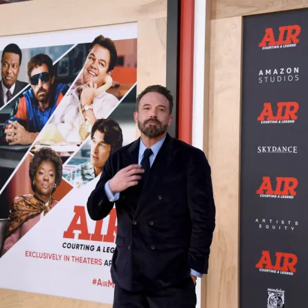 بن أفليك Ben Affleck في عرض فيلم "AIR" (مصدر الصورة: Jon Kopaloff / GETTY IMAGES NORTH AMERICA / Getty Images via AFP)