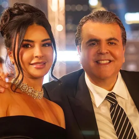 ماغي بو غصن وزوجها المنتج جمال سنان - الصورة من حسابها على إنستغرام