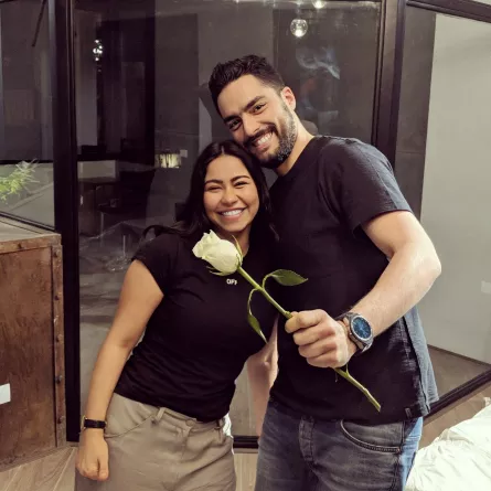 شيرين عبد الوهاب وحسن الشافعي - الصورة من حساب حسن الشافعي على انستغرام