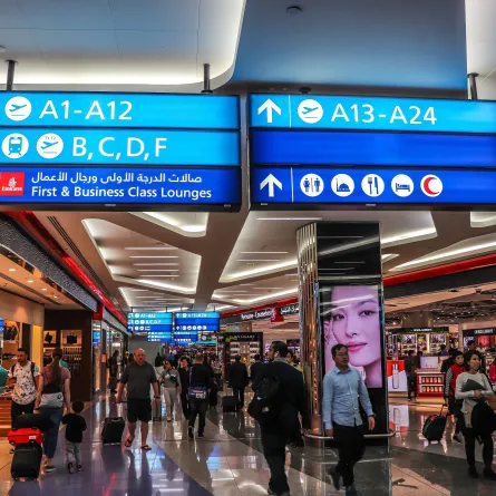 مطار دبي. الصورة من wam