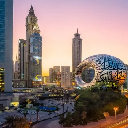 متحف المستقبل. الصورة من مكتب دبي الإعلامي