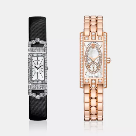 ساعات مستطيلة من أشهر الماركات