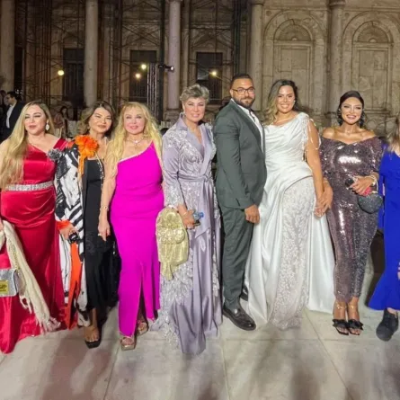 عقد قران منه ابنه الإعلامية مفيدة شيحة - الصورة من حساب الإعلامية سهير شلبي على إنستغرام