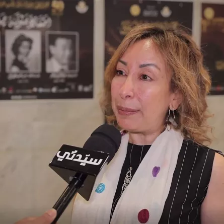 الكاتب والناقدة ناهد صلاح- تصوير يحيى أحمد