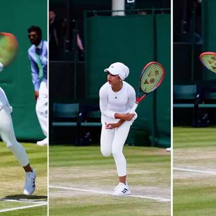 السعودية هنية منهاس حاضرة في بطولة ويمبلدون للناشئين تحت 14 سنة