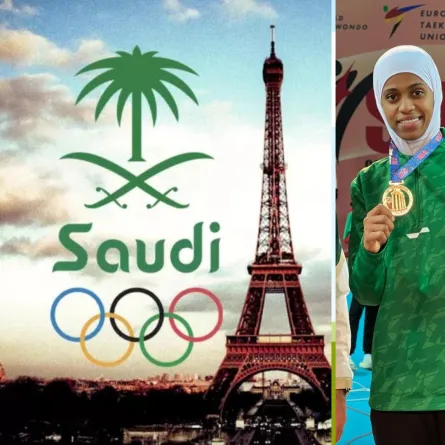 دنيا أبو طالب لاعبة المنتخب السعودي للتايكوندو