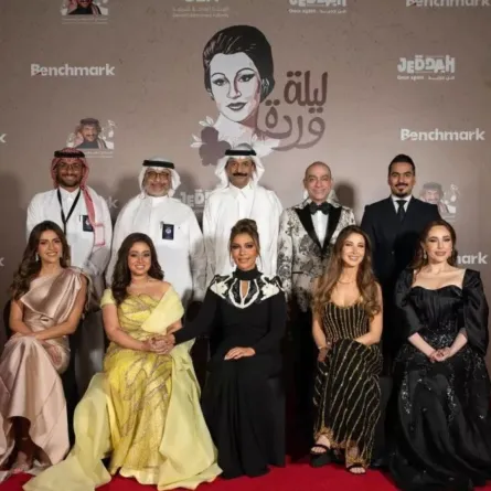 حفل ليلة وردة - الصورة من الحساب الرسمي لشركة بنش مارك على إنستغرام