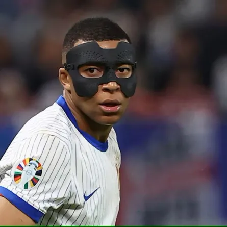 مبابي أثناء مباراة منتخب البرتغال أمام فرنسا في يورو 2024 - الصورة من uefa