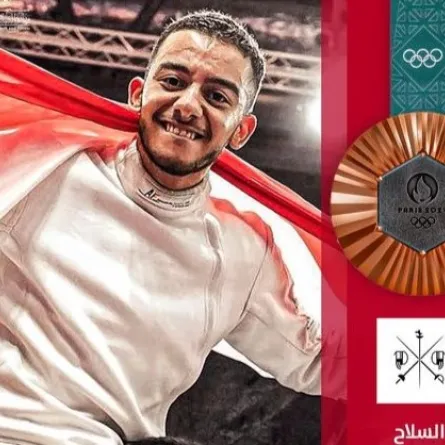 محمد السيد يحصد أول ميدالية برونزية مصرية في أولمبياد باريس 2024 - الصورة من حساب وزارة الشباب والرياضة المصرية على فيسبوك