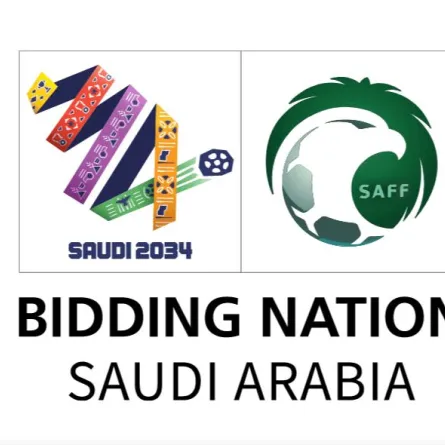  الهوية البصرية الرسمية لملف تنظيم كأس العالم 2034 في السعودية - الصورة من موقع saudi2034bid