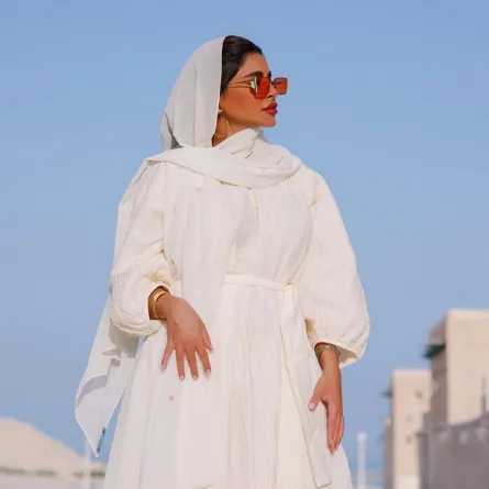 مدونة الموضة خلود العلي - الصورة من حسابها على إنستغرام