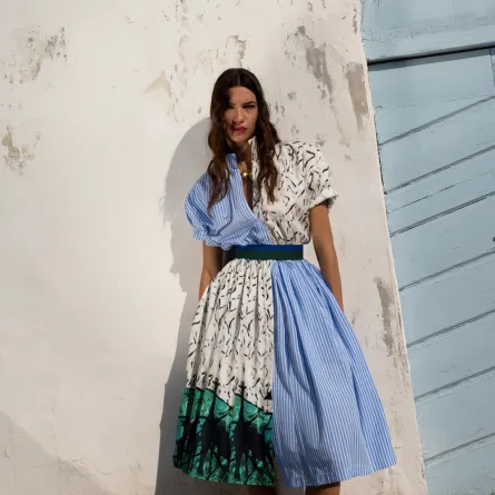 فستان من ستيلا جين Stella Jean - الصورة من Launchmetrics/Spotlight ©