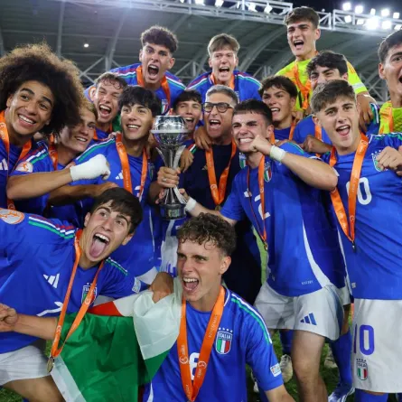 لاعبو المنتخب الإيطالي