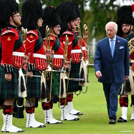 الملك تشارلز  King Charles في اسكتلندا (مصدر الصورة: ANDY BUCHANAN / AFP)