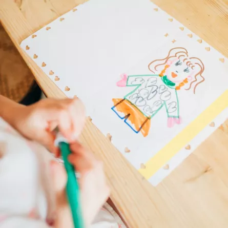 صورة لرسم طفولي محبب