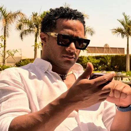 محمد رمضان- الصورة من صفحته بموقع فيس بوك