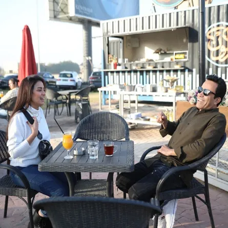 سامح حسين وسهر الصايغ من فيلم إتنين × واحد