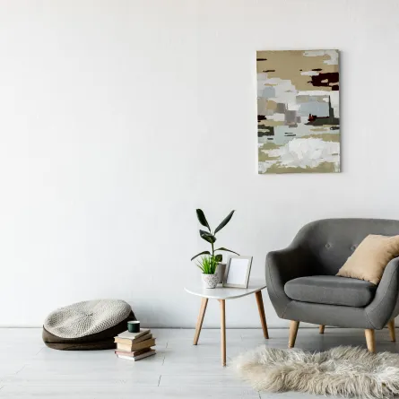 لوحة صغيرة في منطقة المعيشة