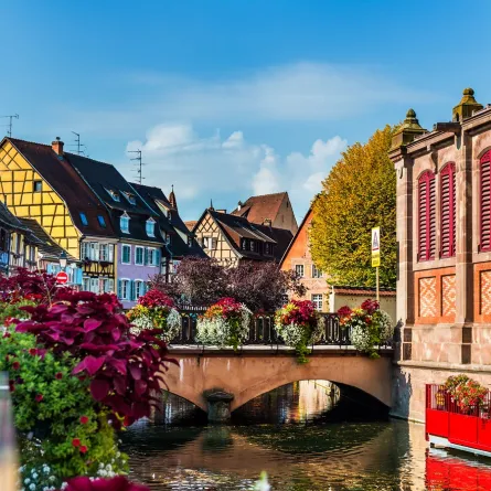 المباني الملونة في كولمار