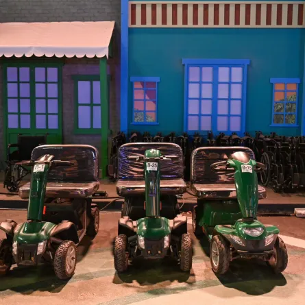 العربات الكهربائية في موسم جدة