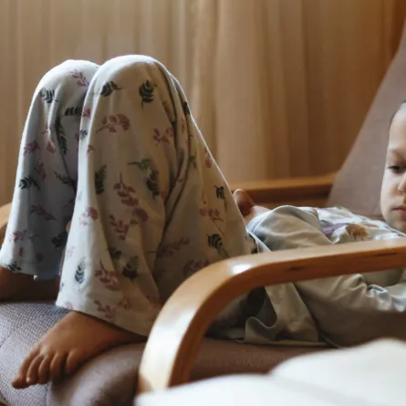 صورة طفلة تعاني من نقص الحديد