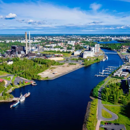 أولو هي مدينة فنلندية جذابة 